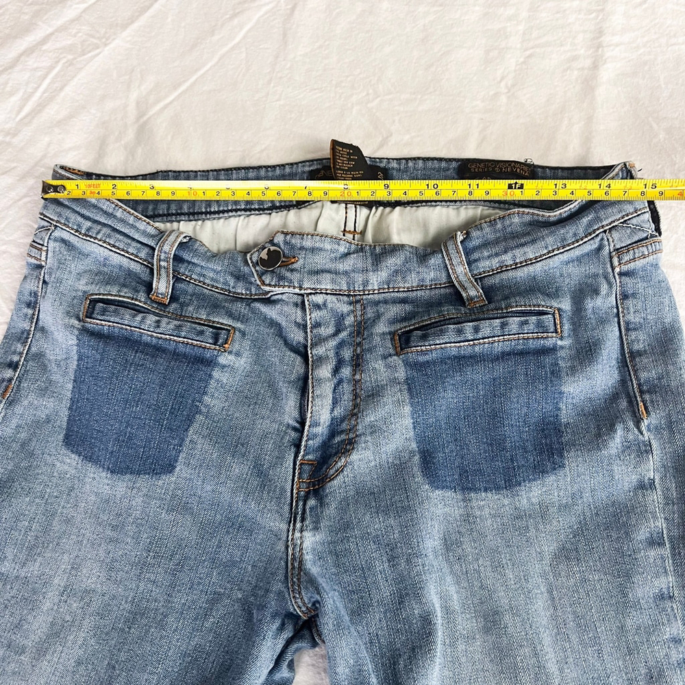 Genetic Denim Visionaries Nevena 'The Adriane' Wide Leg Flare Jeans Y2K Indie - Picture 11 of 11